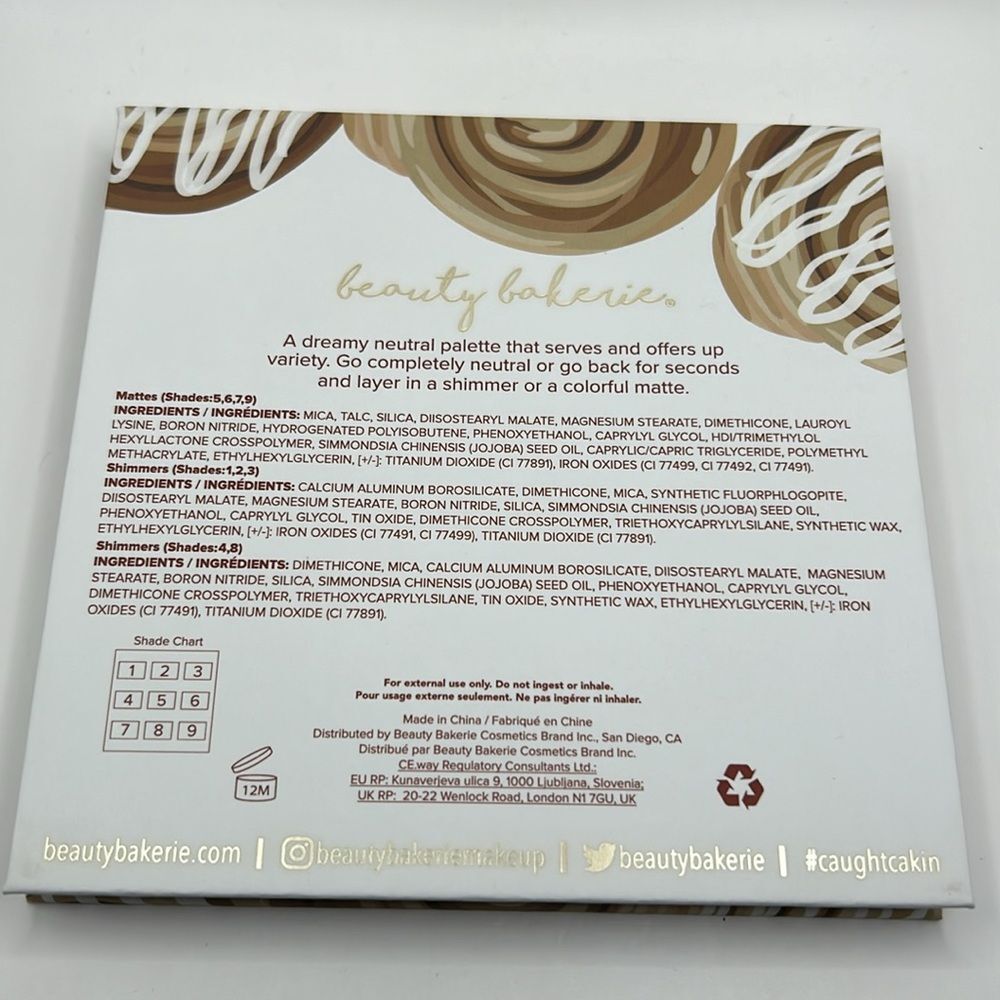 Beauty Bakerie The Chosen Bun Eyeshadow Palette NWT - Picture 5 of 6